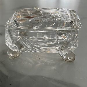 1950s Cambridge trinket glass box